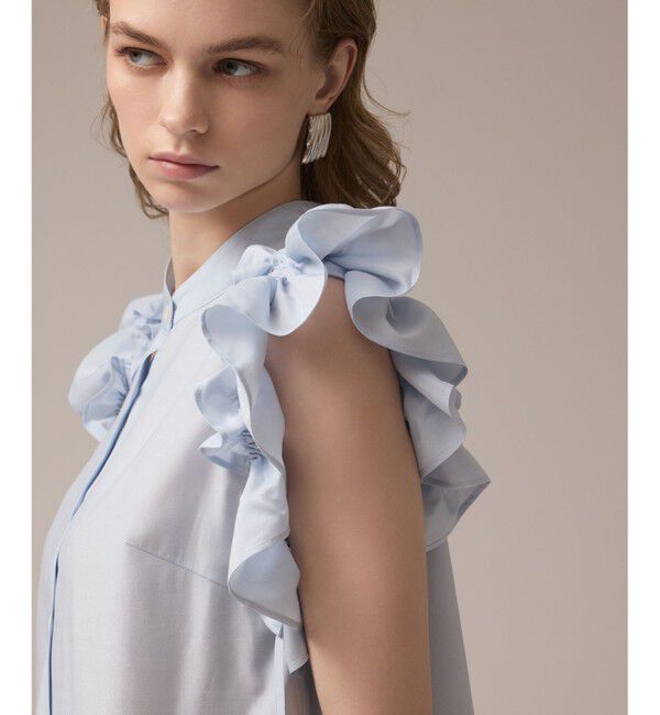 Diagram「マルチフリルノースリーブブラウス」|シャツ・ブラウス|