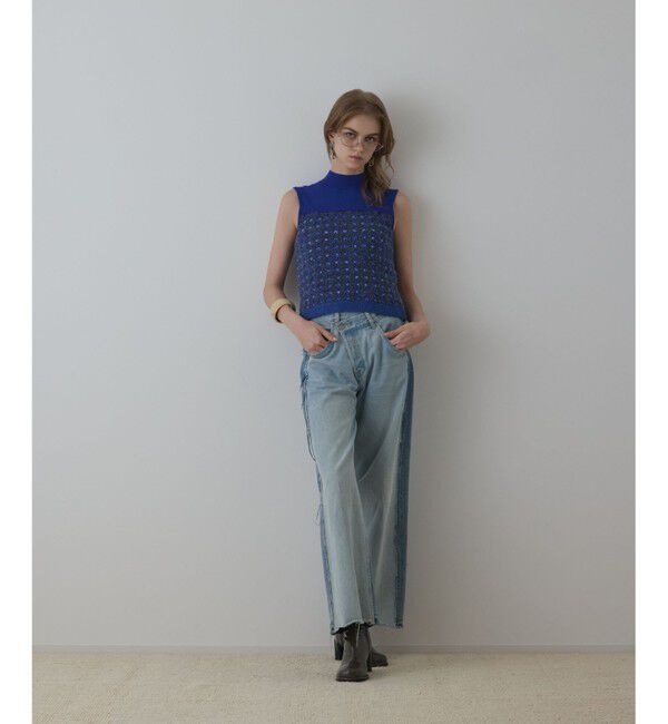 Diagram「ツイードベアニットトップ」|ニット・セーター|