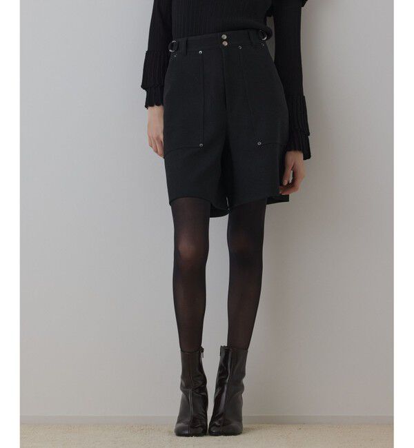 GRACE CONTINENTAL「ツイーディーハーフパンツ」|その他|ブラック