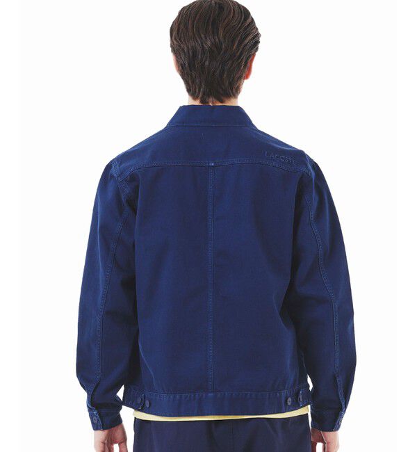 LACOSTE「11.5oz ボックスカラーデニムジャケット」|デニムジャケット|