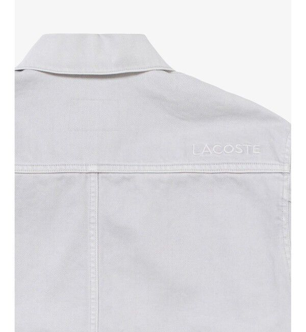 LACOSTE「11.5oz ボックスカラーデニムジャケット」|デニムジャケット|