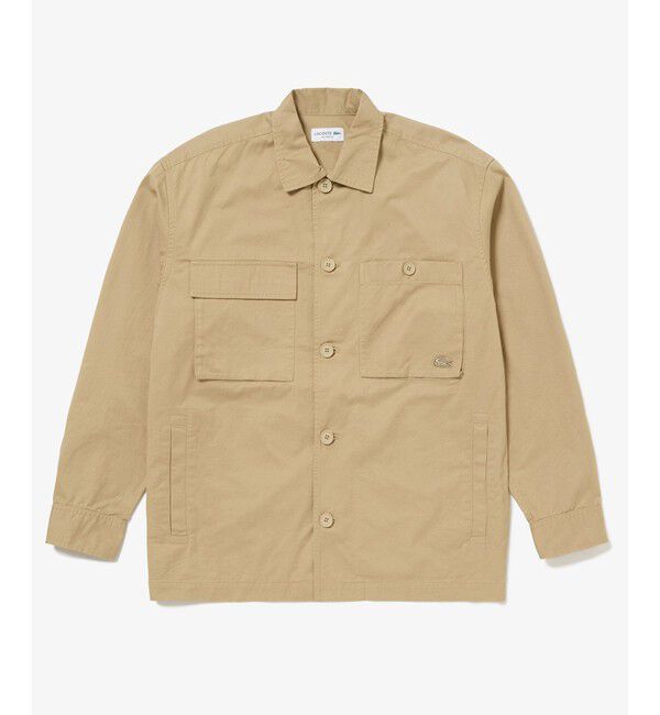 LACOSTE「コットンツイルワークシャツジャケット」|シャツ・ブラウス|