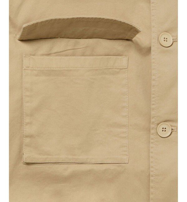 LACOSTE「コットンツイルワークシャツジャケット」|シャツ・ブラウス|