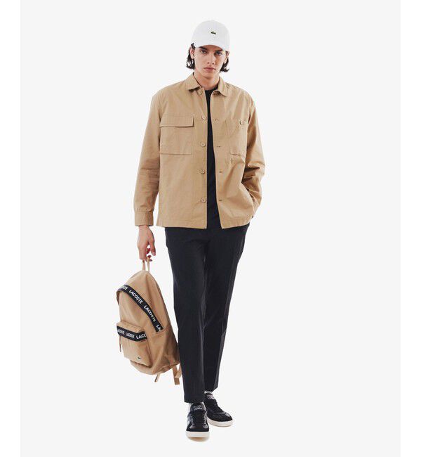 LACOSTE「コットンツイルワークシャツジャケット」|シャツ・ブラウス|