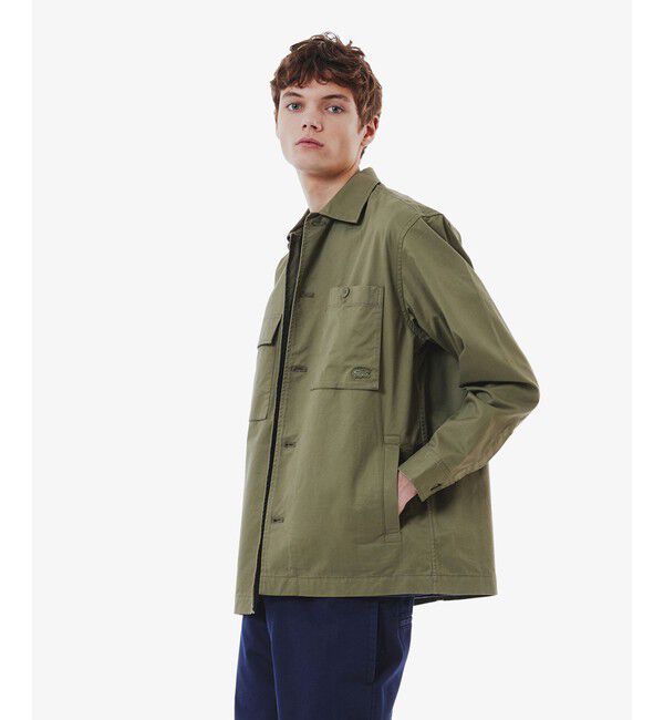 LACOSTE「コットンツイルワークシャツジャケット」|シャツ・ブラウス|