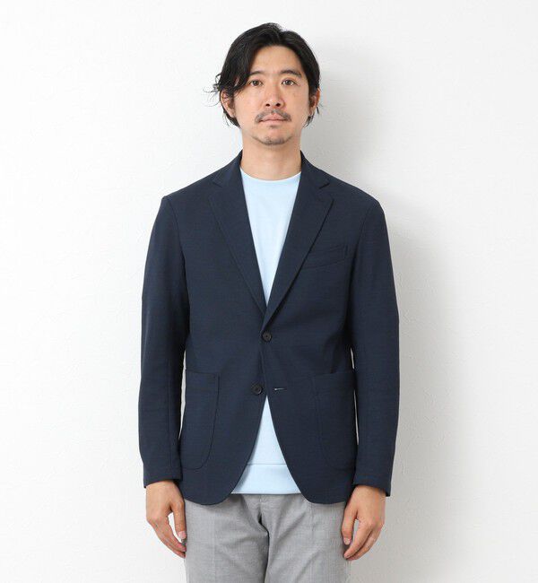 NOLLEY'S goodman「《セットアップ対応》Primeflex 吸水速乾 メランジ カノコ ストレッチイージーJK 25SS」|テーラードジャケット|