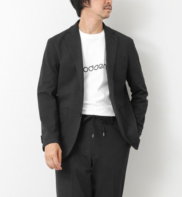 NOLLEY'S goodman「《セットアップ対応》Primeflex 吸水速乾 メランジ カノコ ストレッチイージーJK 25SS」|テーラードジャケット|