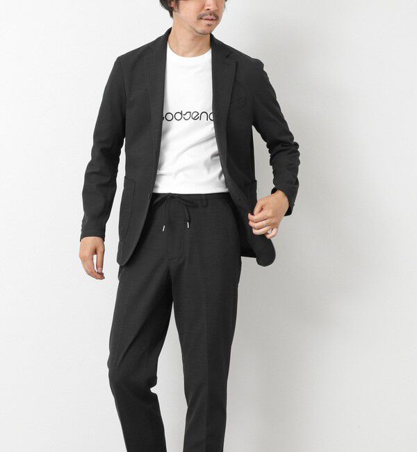 NOLLEY'S goodman「《セットアップ対応》Primeflex 吸水速乾 メランジ カノコ ストレッチイージーJK 25SS」|テーラードジャケット|