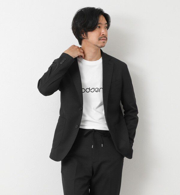 NOLLEY'S goodman「《セットアップ対応》Primeflex 吸水速乾 メランジ カノコ ストレッチイージーJK 25SS」|テーラードジャケット|