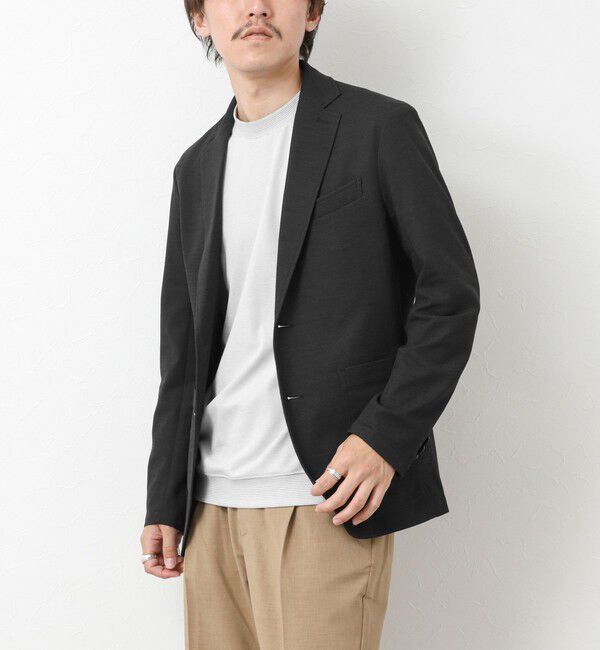 NOLLEY'S goodman「《セットアップ対応》Primeflex 吸水速乾 メランジ カノコ ストレッチイージーJK 25SS」|テーラードジャケット|