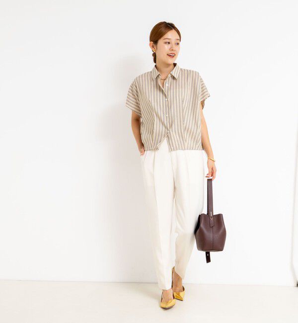 NOLLEY'S「ウォッシャブル麻調スリムパンツ」|その他|