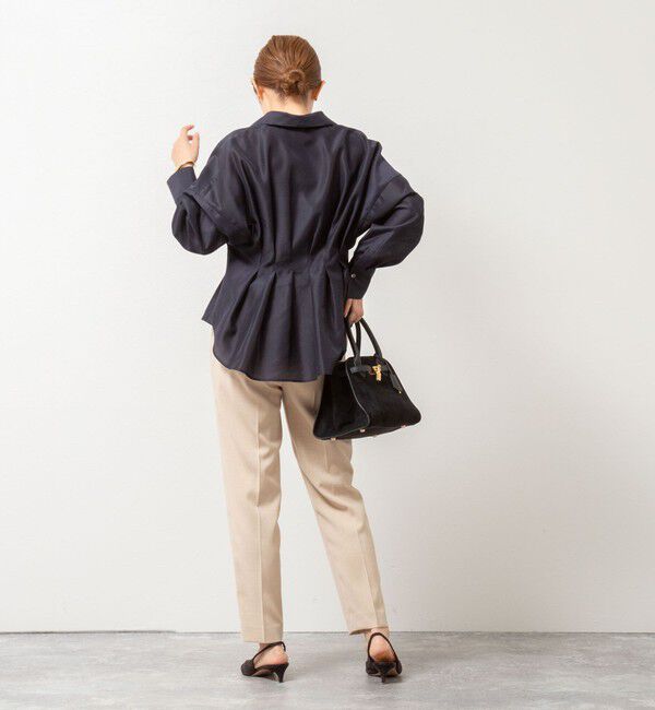 NOLLEY'S「ウォッシャブル麻調スリムパンツ」|その他|