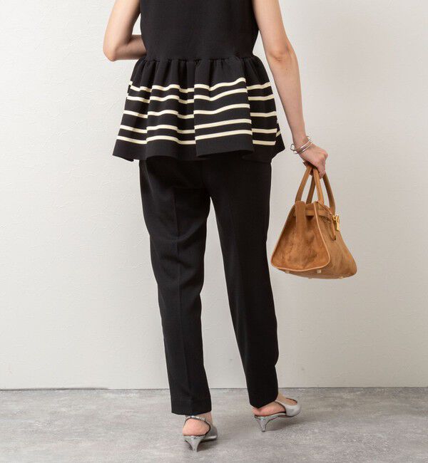 NOLLEY'S「ウォッシャブル麻調スリムパンツ」|その他|