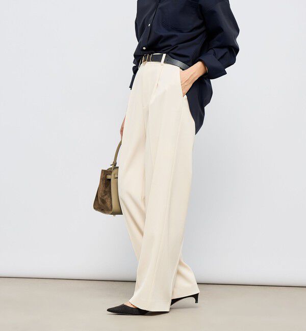 NOLLEY'S sophi「ウォッシャブル強撚ツイルワイドパンツ」|その他|