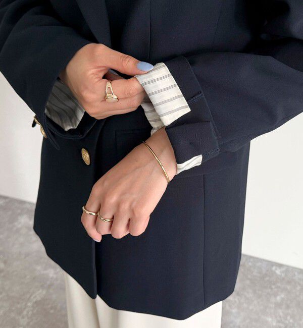 値下げ中【新品】FREDY EMUE★ダブルブレストジャケット グレー36 値下げ中【新品】FREDY EMUE☆ダブルブレストジャケット グレー36