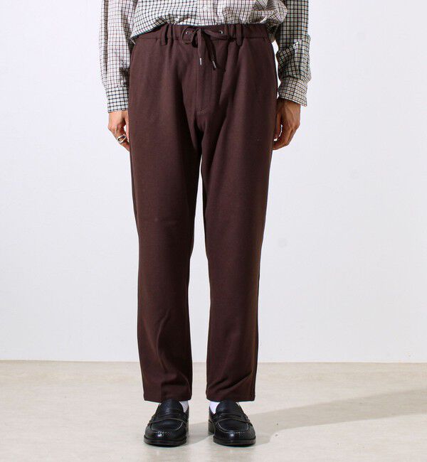 GLOSTER「【セットアップ対応】両面起毛ストレッチイージーパンツ」|チノ|