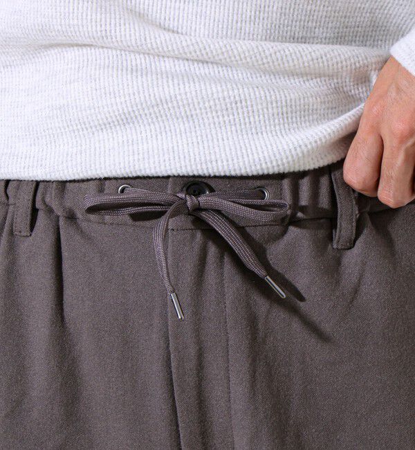 GLOSTER「【セットアップ対応】両面起毛ストレッチイージーパンツ」|チノ|