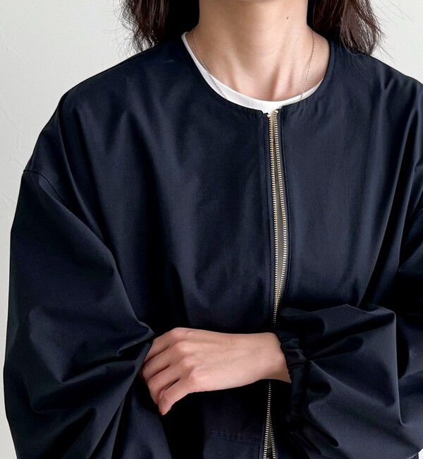 2WAYノーカラー撥水サーブルクロスブルゾン（fredy emue）｜ルミネの