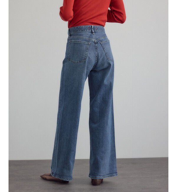 SALON adam et rope'「【RED CARD TOKYO（レッドカードトーキョー）】35th Anniv. Wide」|デニム|ブルー系(45)