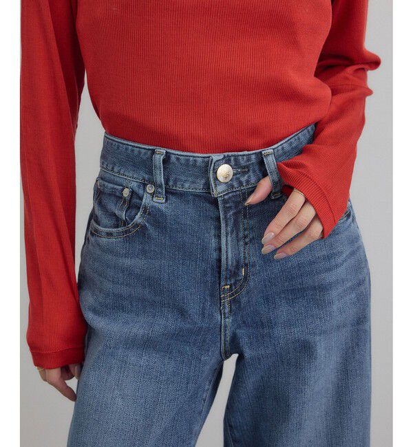 SALON adam et rope'「【RED CARD TOKYO（レッドカードトーキョー）】35th Anniv. Wide」|デニム|