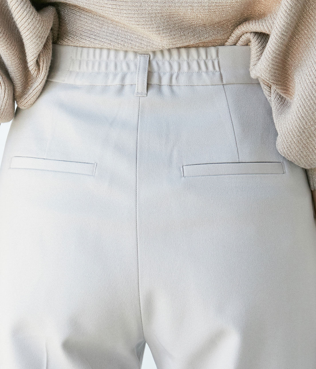 VIS「【EASY CARE】ウォッシャブルフラノツータックテーパードパンツ」|スラックス|