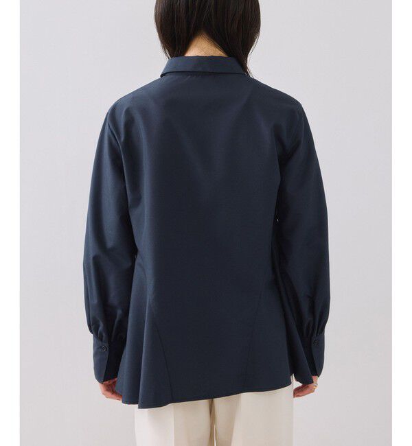 VIS「ヘムデザインフレアシャツ/イージーケア」|シャツ・ブラウス|