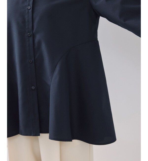 VIS「ヘムデザインフレアシャツ/イージーケア」|シャツ・ブラウス|