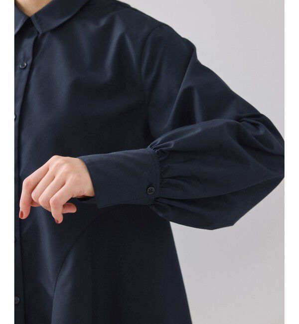 VIS「ヘムデザインフレアシャツ/イージーケア」|シャツ・ブラウス|