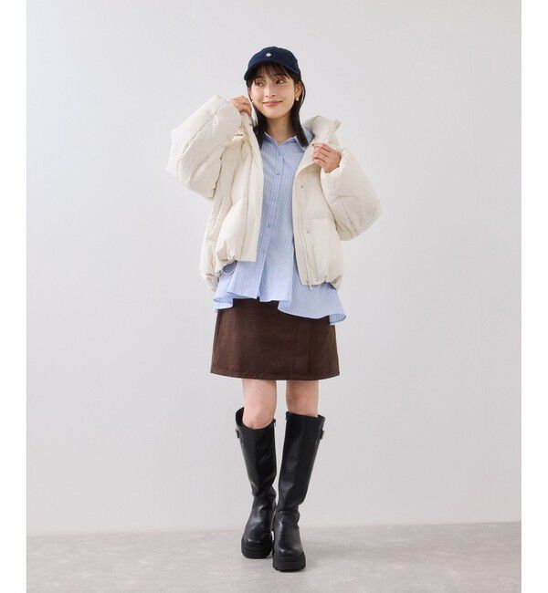 VIS「ヘムデザインフレアシャツ/イージーケア」|シャツ・ブラウス|