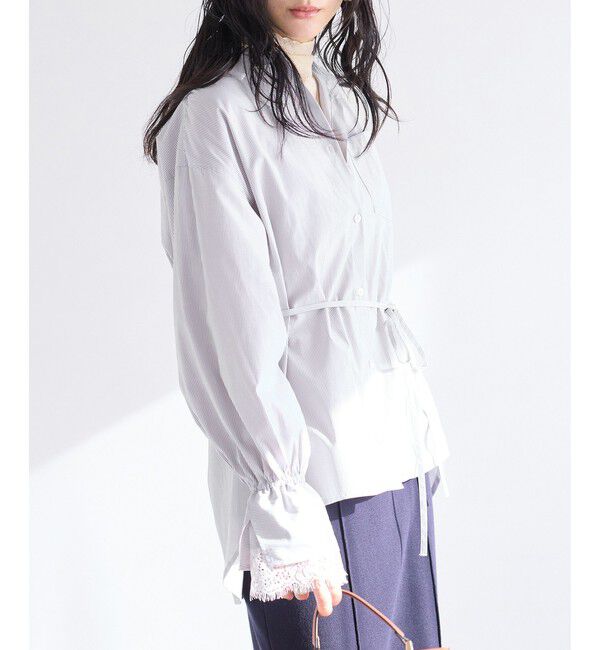 VIS「レーススリーブシャツ」|シャツ・ブラウス|