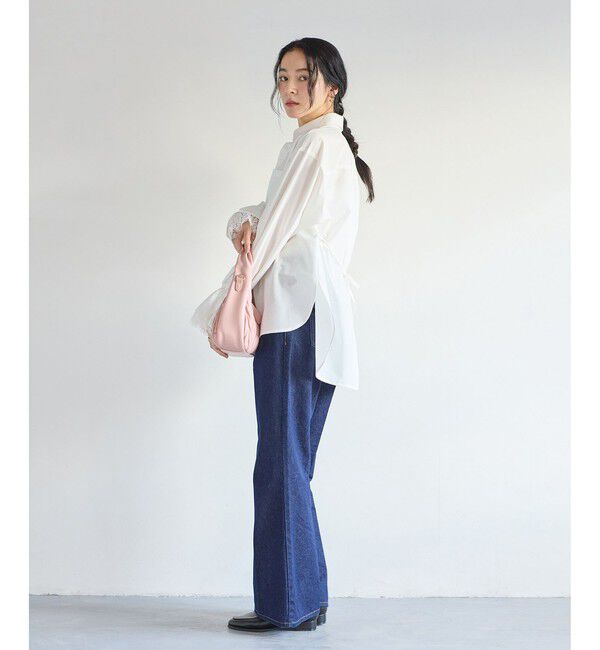 VIS「レーススリーブシャツ」|シャツ・ブラウス|