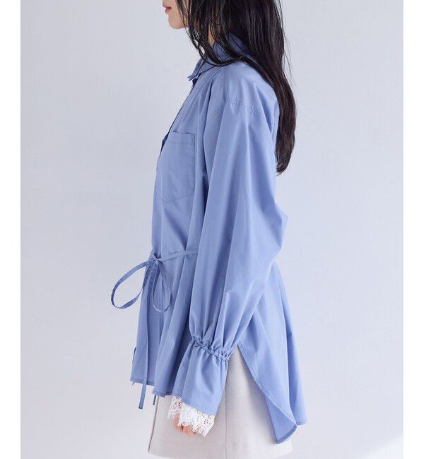 VIS「レーススリーブシャツ」|シャツ・ブラウス|