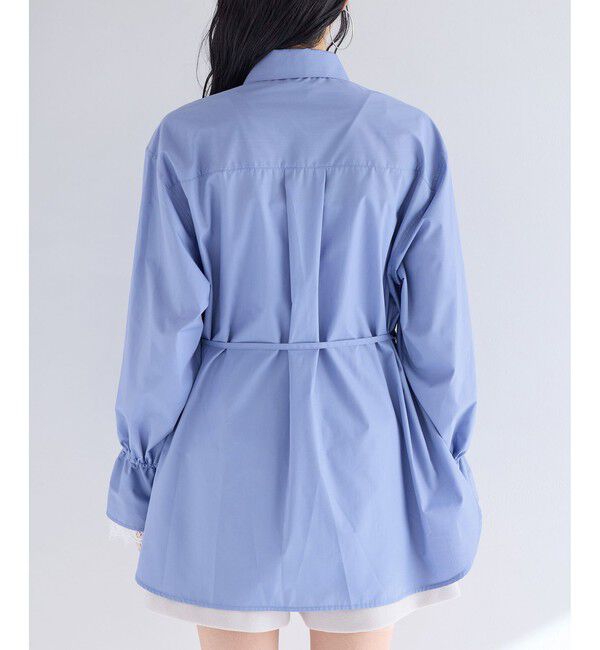 VIS「レーススリーブシャツ」|シャツ・ブラウス|