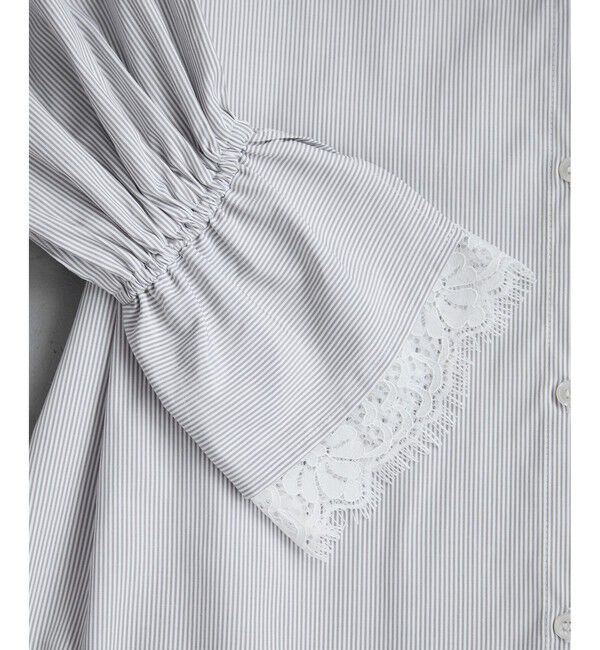 VIS「レーススリーブシャツ」|シャツ・ブラウス|