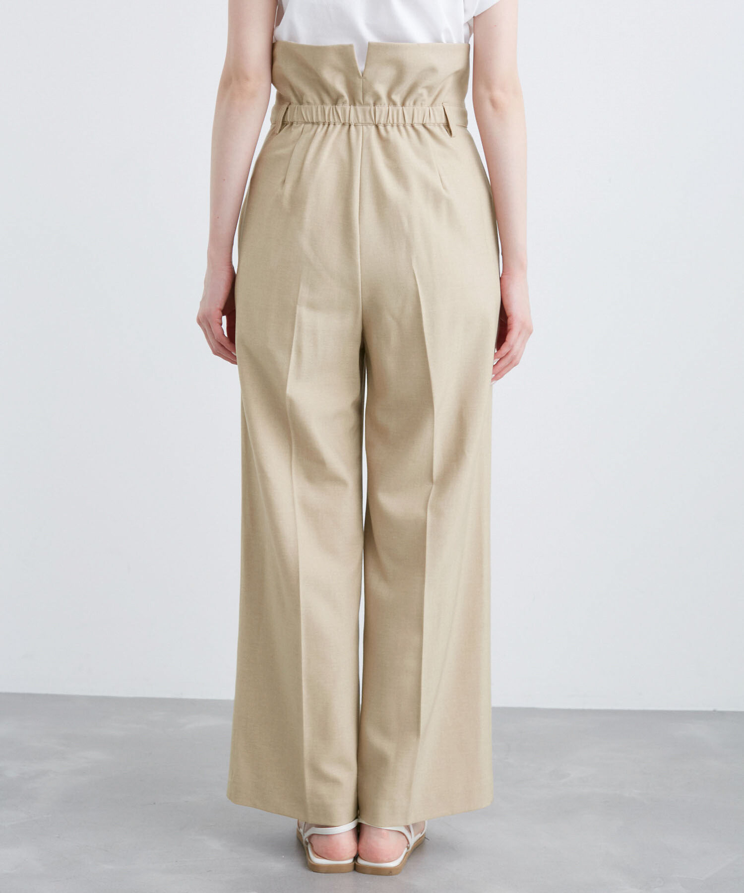 Rope&rsquo;Picnic「【ご好評につき新色追加決定！】リネン混シャンブレーパンツ/セットアップ対応・UVケア」|その他|