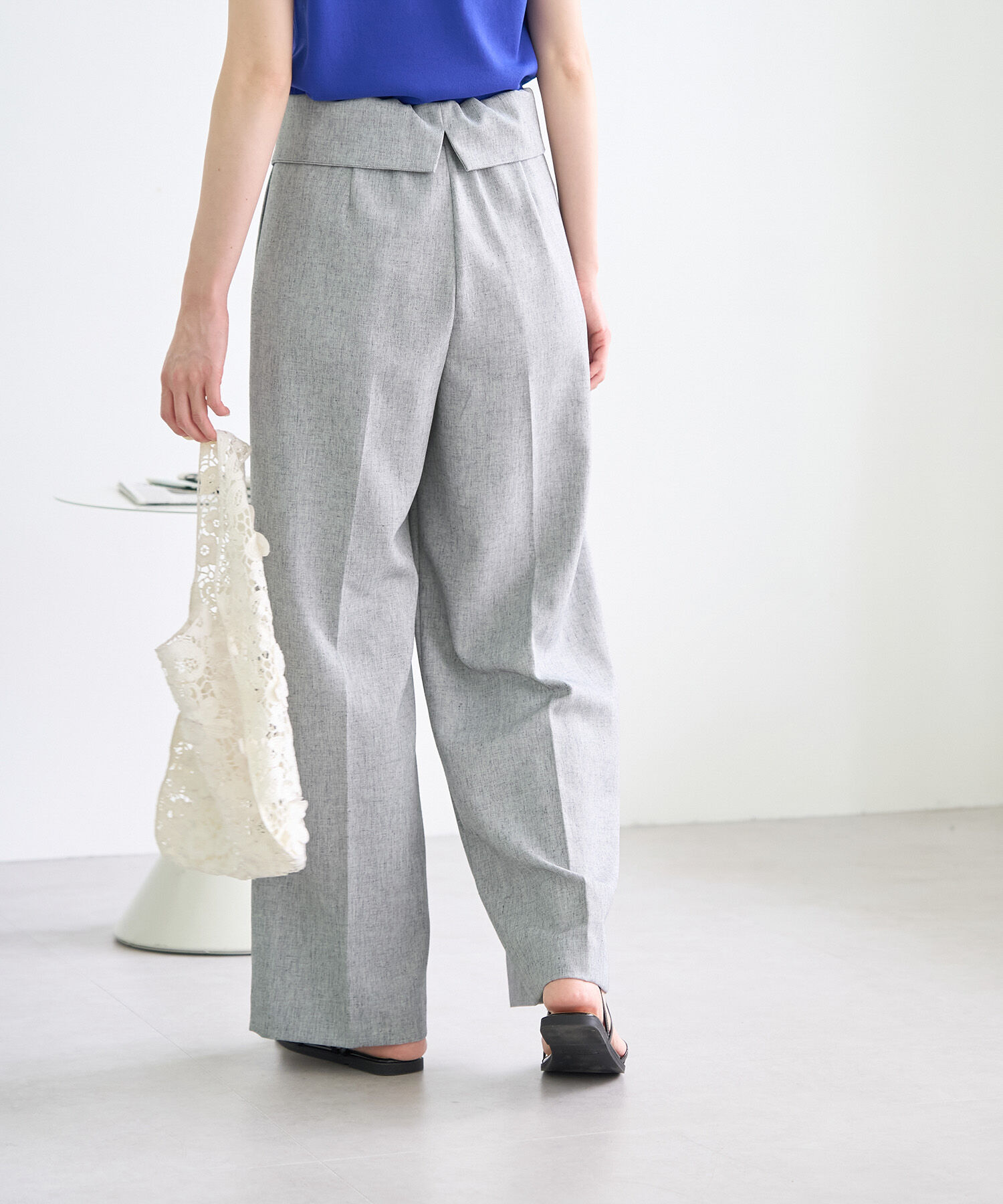 Rope&rsquo;Picnic「【ご好評につき新色追加決定！】リネン混シャンブレーパンツ/セットアップ対応・UVケア」|その他|