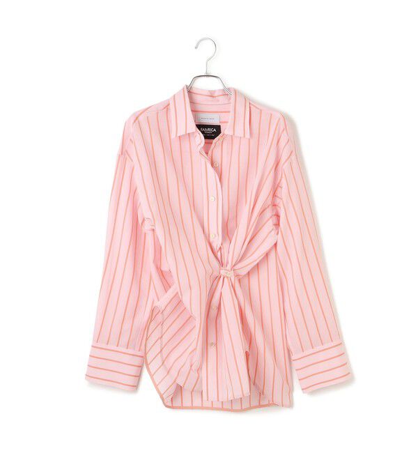 ADAM ET ROPE'「FAbRICA ストライプマルチwayシャツ」|シャツ・ブラウス|