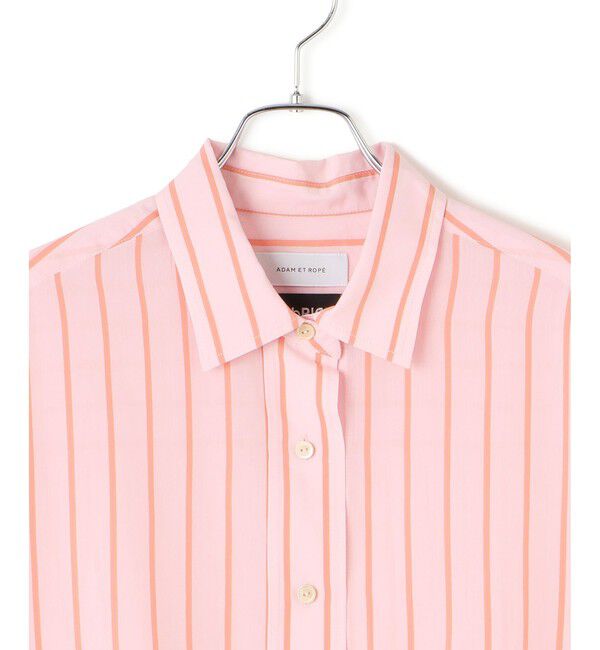 ADAM ET ROPE'「FAbRICA ストライプマルチwayシャツ」|シャツ・ブラウス|