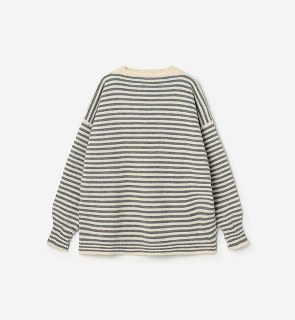  「Le Tricoteur | 〈別注〉トラディショナル ウールガンジーセーター UNISEX」|ニット・セーター|GREY系1