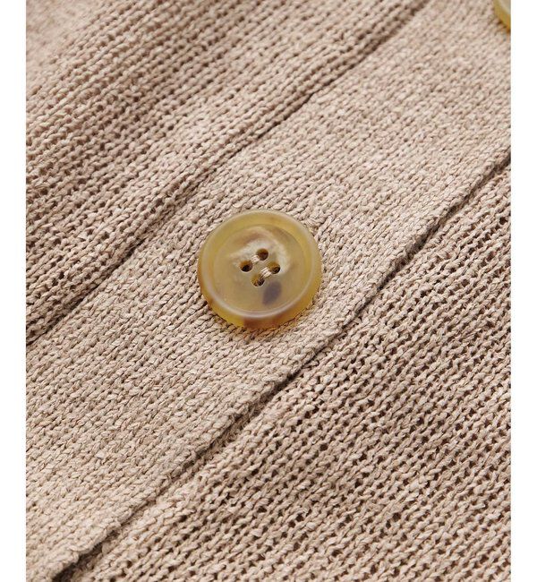  「Vネックペーパーヤーンカーディガン」|ニット・セーター|