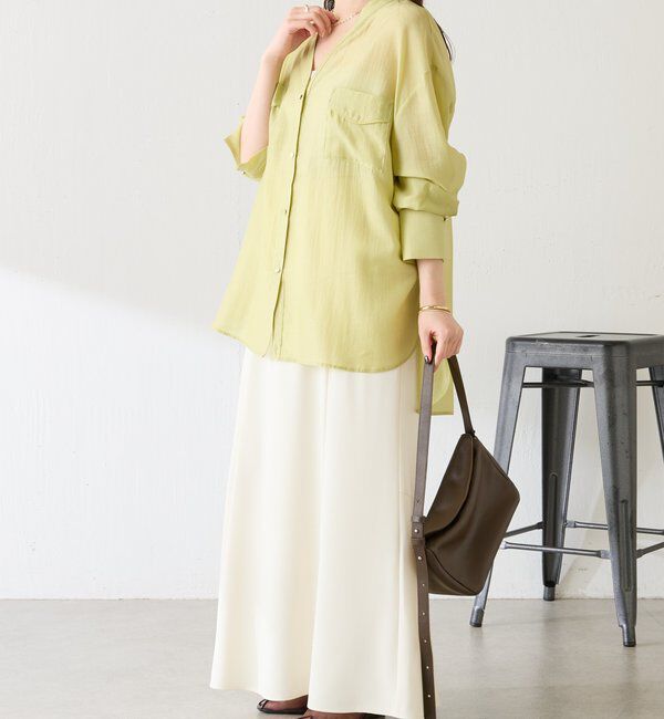  「【丈を変えられる】ヴィンテージライクリンクルシアーシャツ」|シャツ・ブラウス|