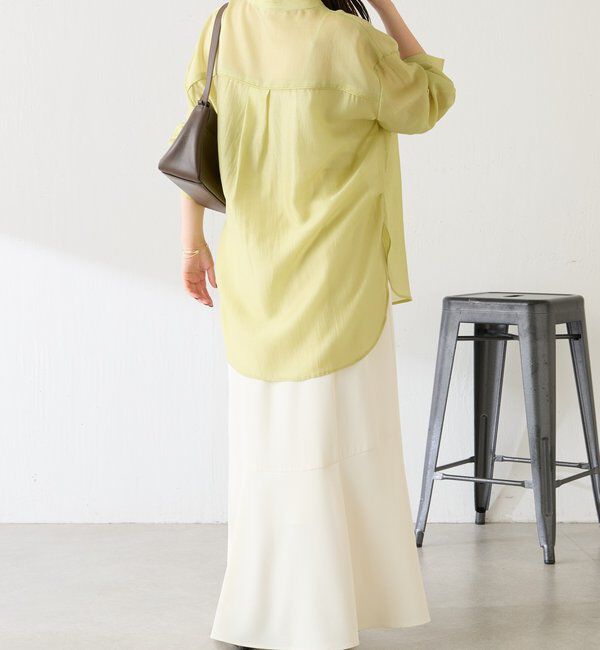  「【丈を変えられる】ヴィンテージライクリンクルシアーシャツ」|シャツ・ブラウス|