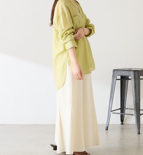  「【丈を変えられる】ヴィンテージライクリンクルシアーシャツ」|シャツ・ブラウス|