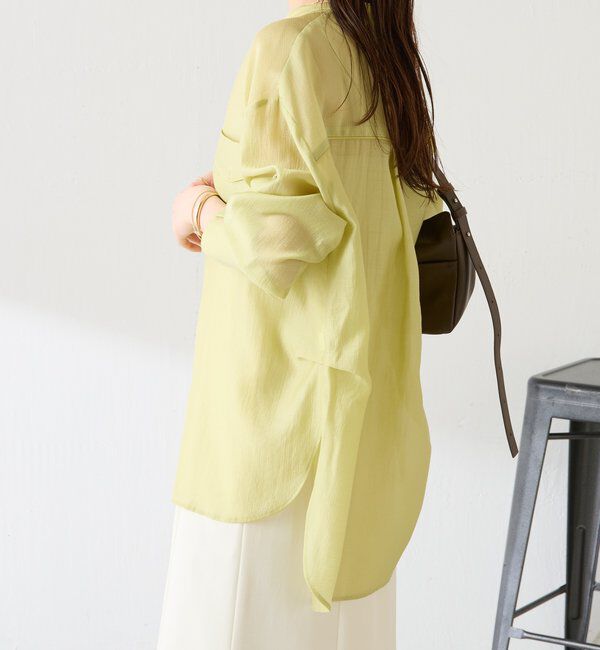  「【丈を変えられる】ヴィンテージライクリンクルシアーシャツ」|シャツ・ブラウス|