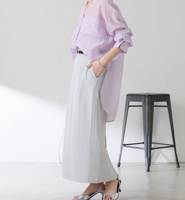  「【丈を変えられる】ヴィンテージライクリンクルシアーシャツ」|シャツ・ブラウス|