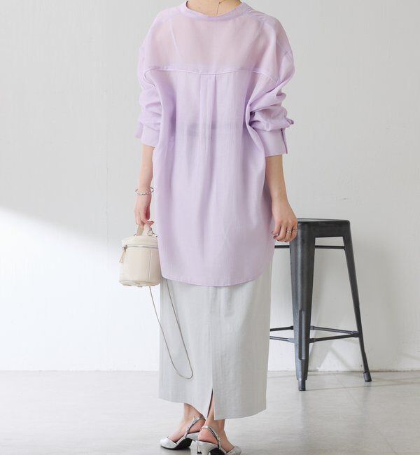  「【丈を変えられる】ヴィンテージライクリンクルシアーシャツ」|シャツ・ブラウス|