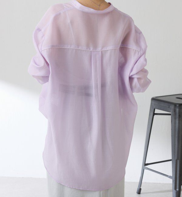  「【丈を変えられる】ヴィンテージライクリンクルシアーシャツ」|シャツ・ブラウス|