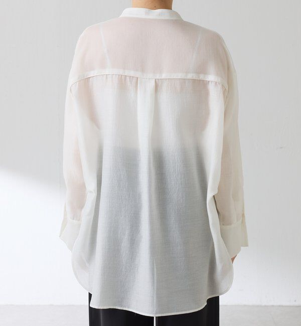  「【丈を変えられる】ヴィンテージライクリンクルシアーシャツ」|シャツ・ブラウス|