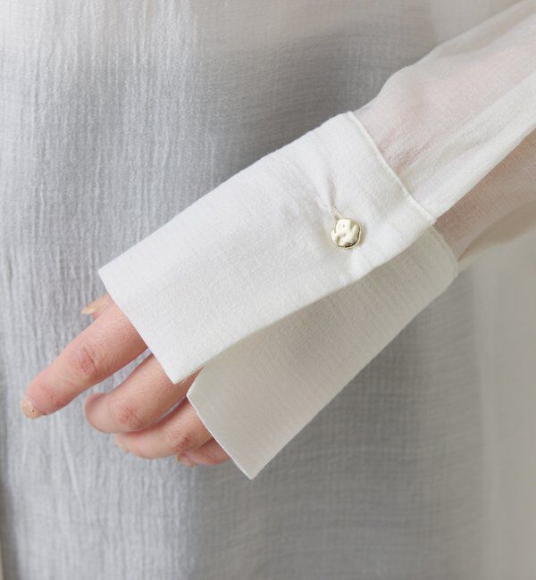  「【丈を変えられる】ヴィンテージライクリンクルシアーシャツ」|シャツ・ブラウス|