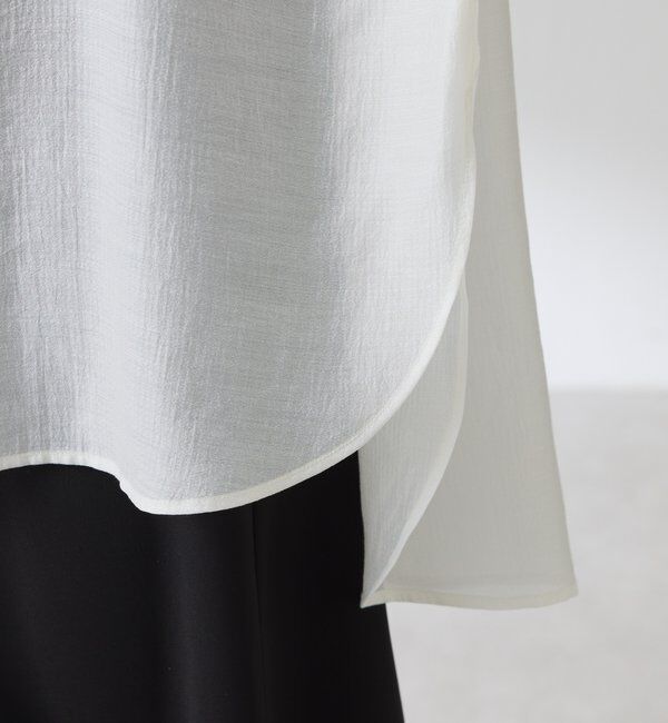  「【丈を変えられる】ヴィンテージライクリンクルシアーシャツ」|シャツ・ブラウス|